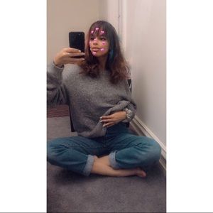 H&M Comfy Grey Knit Sweater